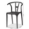 Baxton Studio Warner ModernBlack Plastic Dining Chair Set , PK4 194-4PC-12036-ZORO - alternate 6